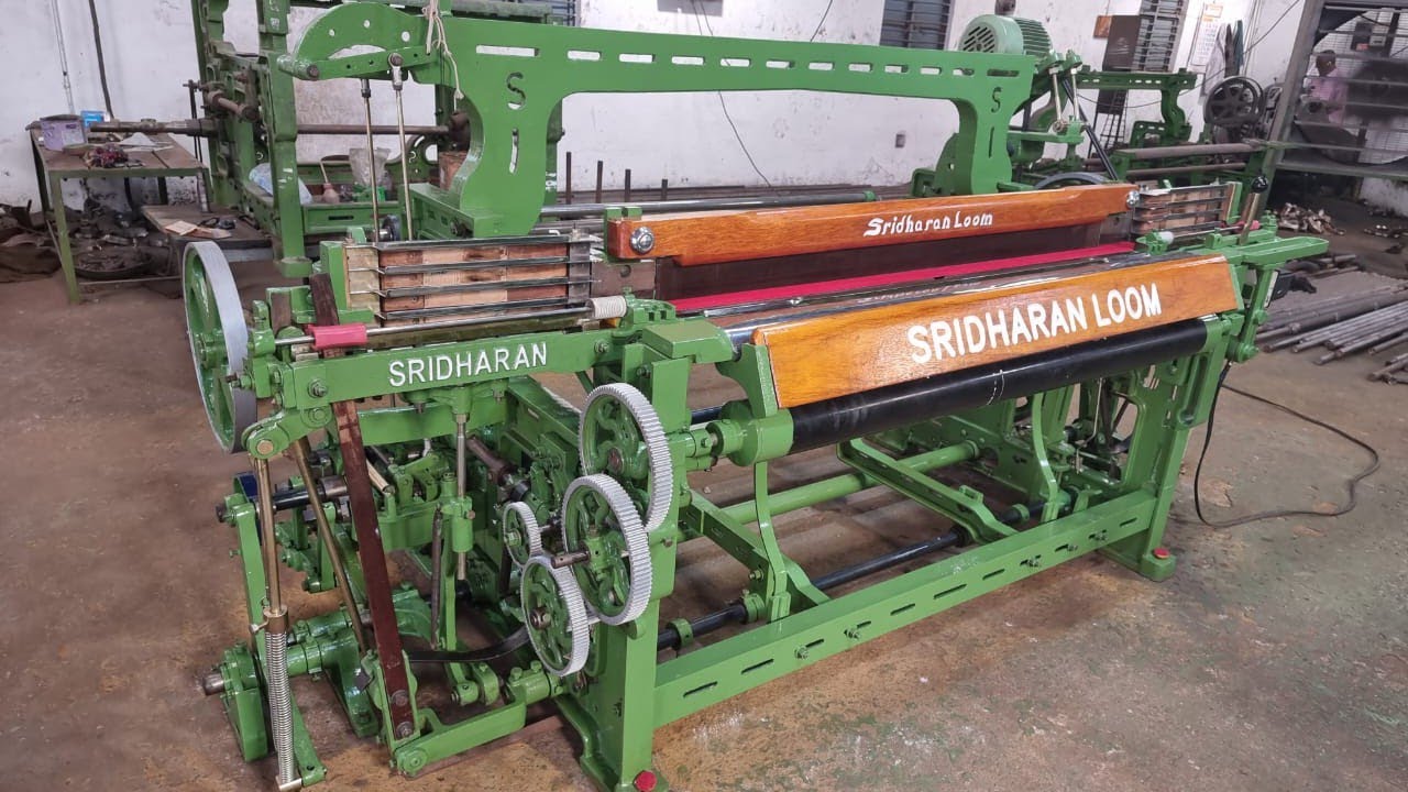 sridharan looms new type model/ mechanical fast reed/#sridharanfoundry