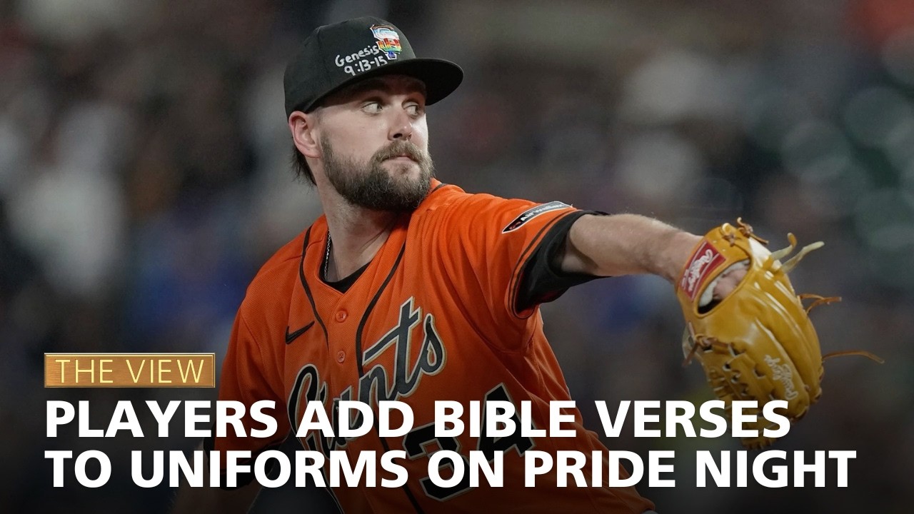 Players Add Bible Verses To Uniforms On Pride Night | The View