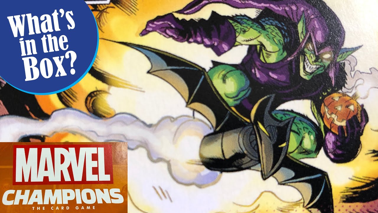 The GREEN GOBLIN Scenario Pack for MARVEL CHAMPIONS the Card Game Unboxing