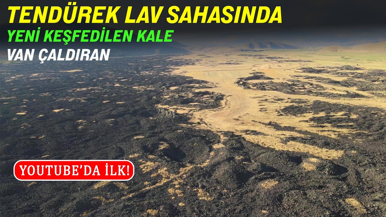 Tendürek lavları içinde bir kale. Van Çaldıran #yanardağ #keşif #tarih