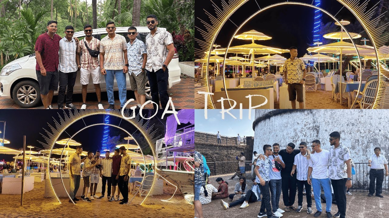 Goa Trip | Exploring Nightlife of Goa | Baga Beach | Agunda Fort | Budget Hotel in Goa and More!