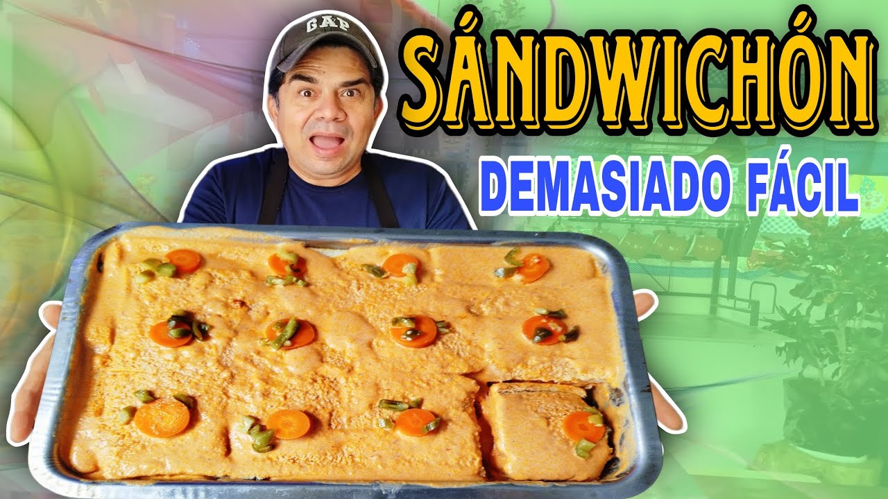 No creerás lo fácil que es preparar este SÁNDWICHÓN