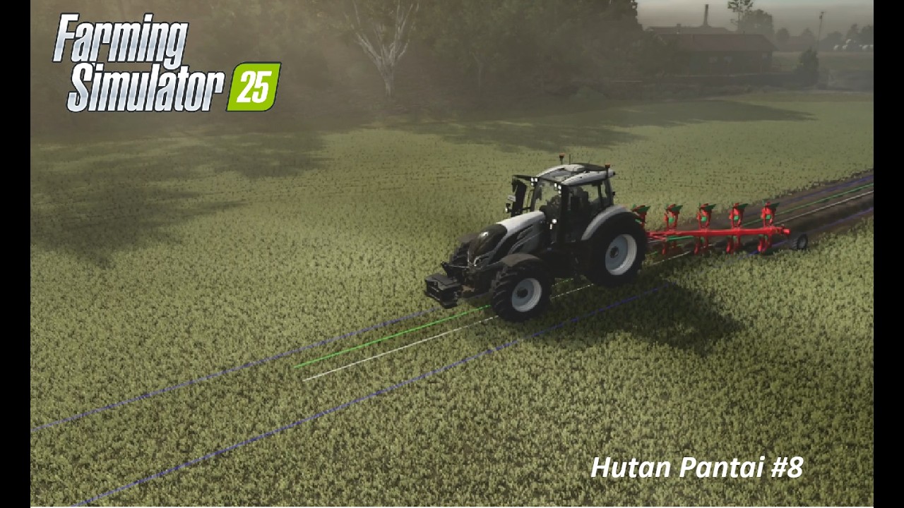 🌾 Plowing 2 Fields, Liming & Seeding Wheat 🚜 | LS25 | Hutan Pantai #8