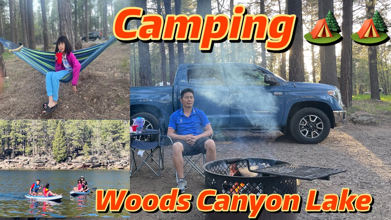 Lần đầu tiên đi camping ở Mỹ !!! Woods Canyon Lake, Spillway Campground, Payson , Arizona
