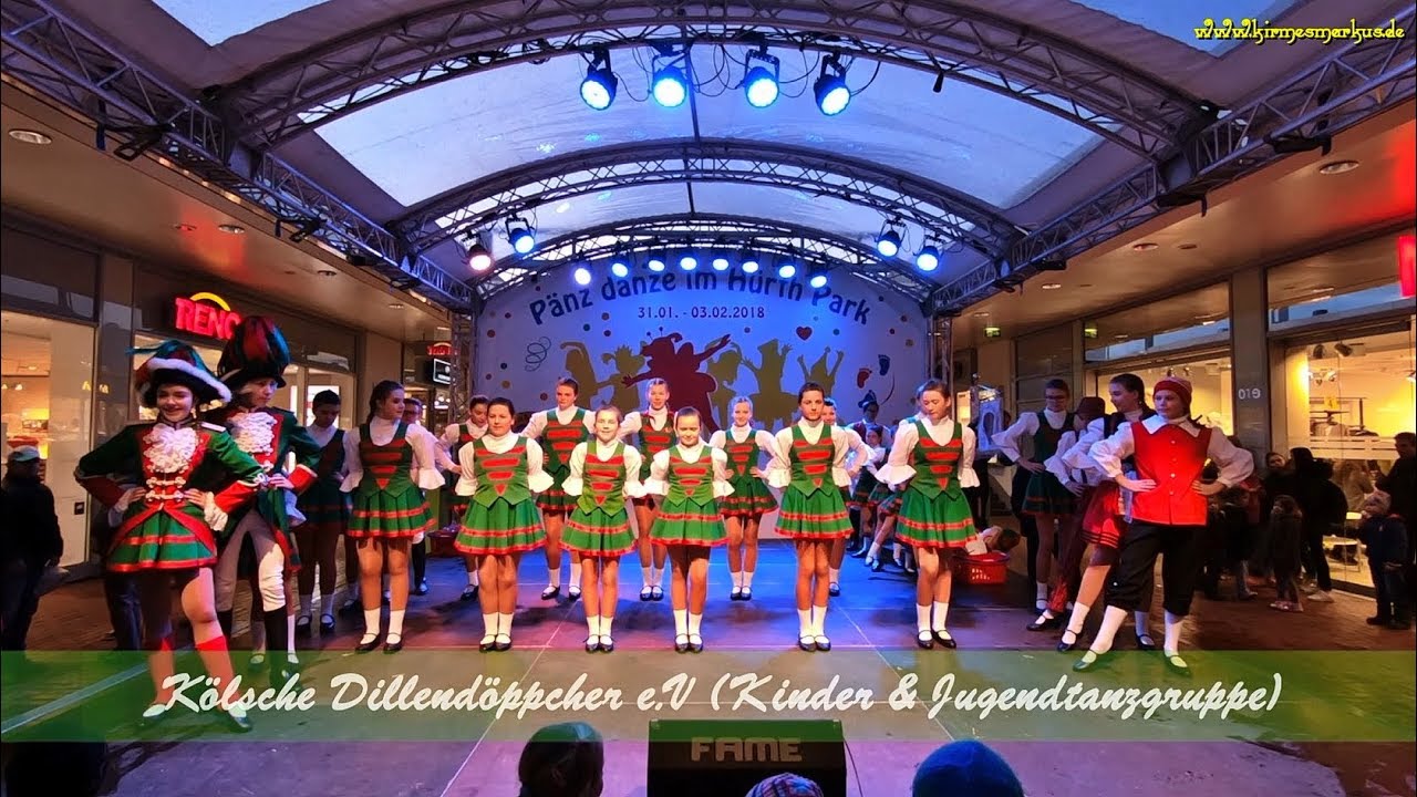Kölsche Dillendöppcher e.V.- Tanzgruppe - Auftritt im Hürth Park 2018 (Pänz Pokal)