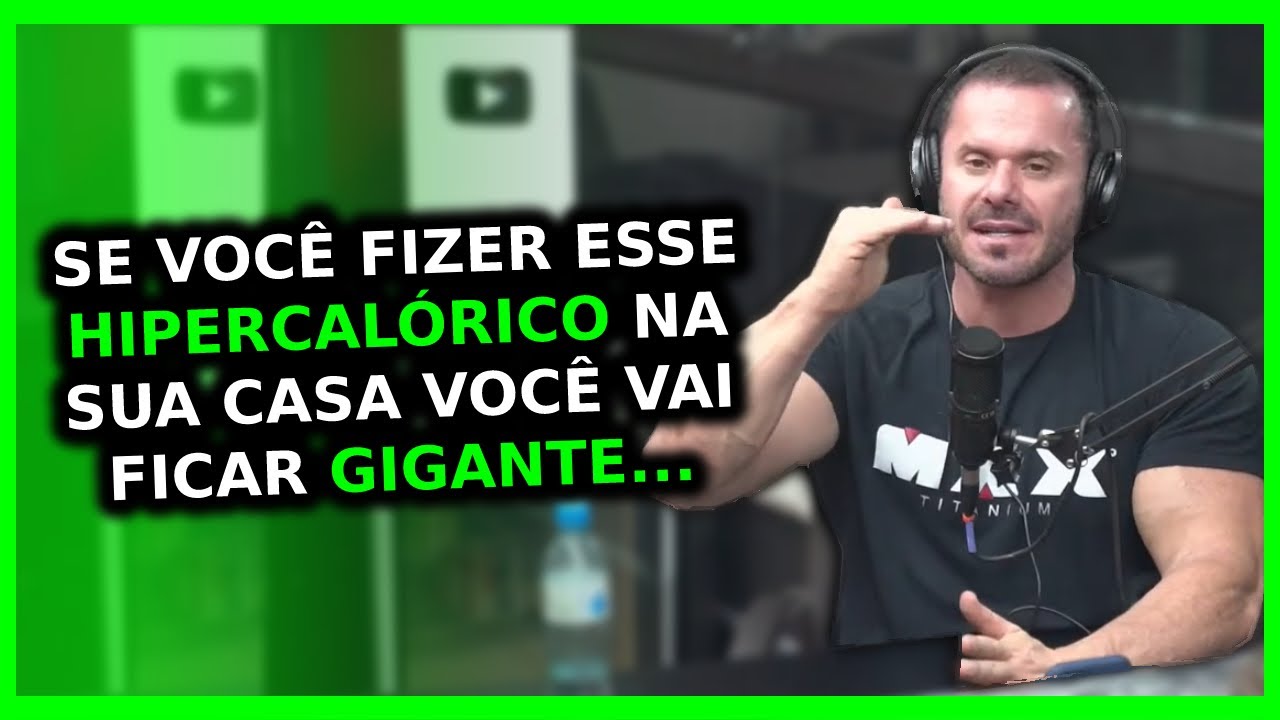 HIPERCALÓRICO VALE A PENA TOMAR? COMO FAZER SEU HIPERCALÓRICO EM CASA? | Ironberg Podcast Cariani