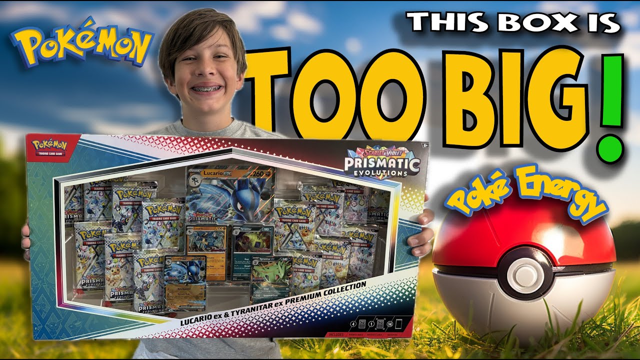 Opening the Lucario ex and Tyranitar ex Premium Collection Box so YOU DON