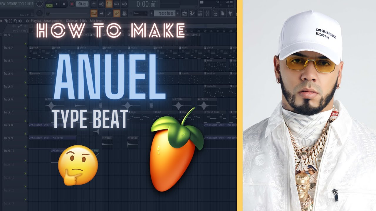 Cómo HACER un BEAT de REGGAETON estilo ANUEL 🤑 | Fl Studio 20
