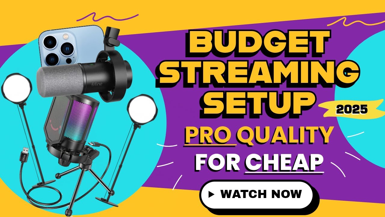 Best Budget Streaming Setup for Beginners (2025) &ndash; Look & Sound Great for Under $150!
