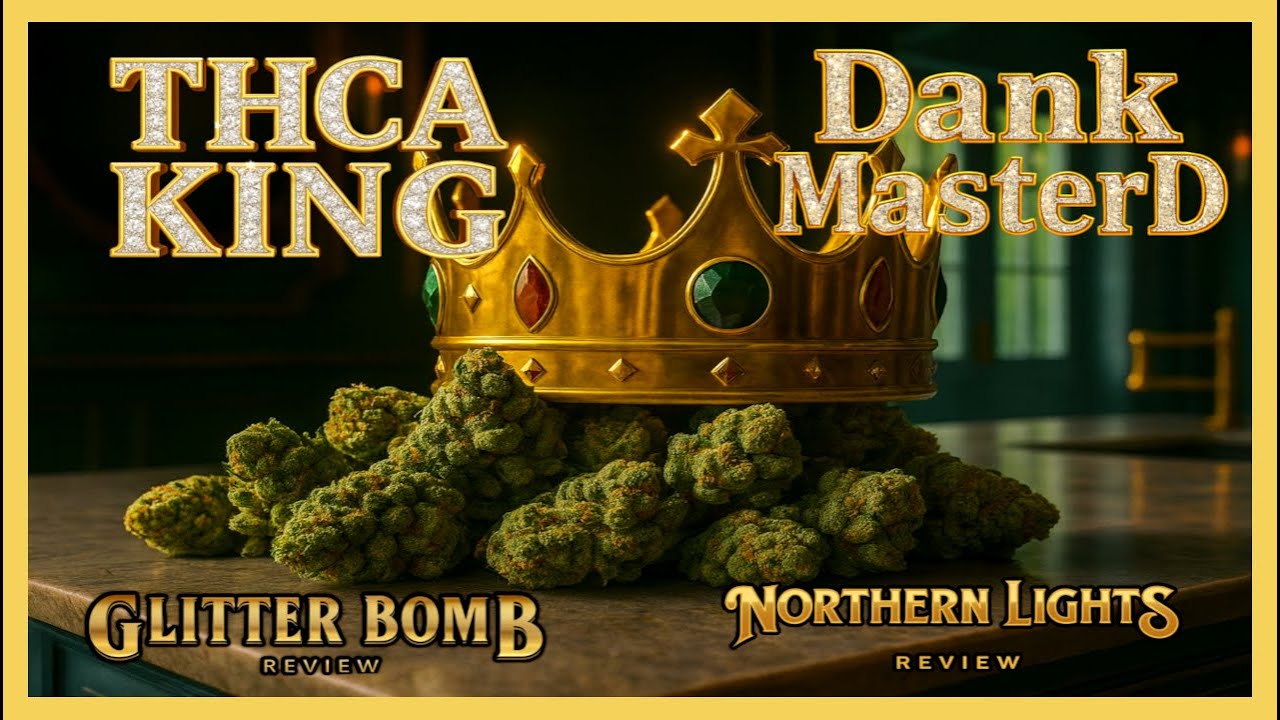 Обзор THCA KING 🌿🔥 | Экзотическая комнатная THCA Glitter Bomb 💎 и северное сияние 🌌