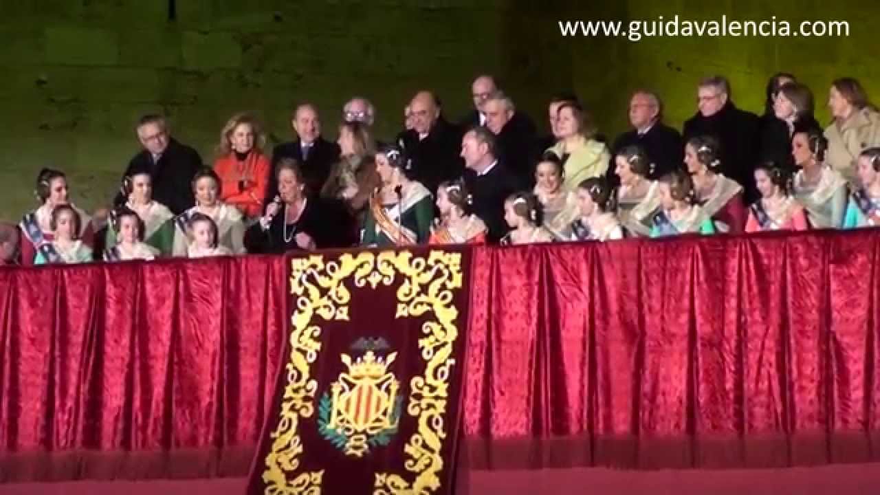 Crida - Las Fallas 2015 - Valencia - Discurso Alcaldesa y Fallera Mayor