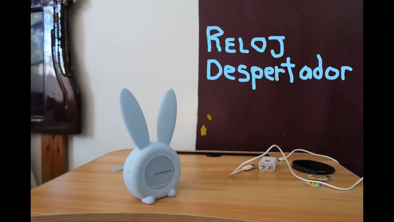 Tutorial reloj despertador conejo digital