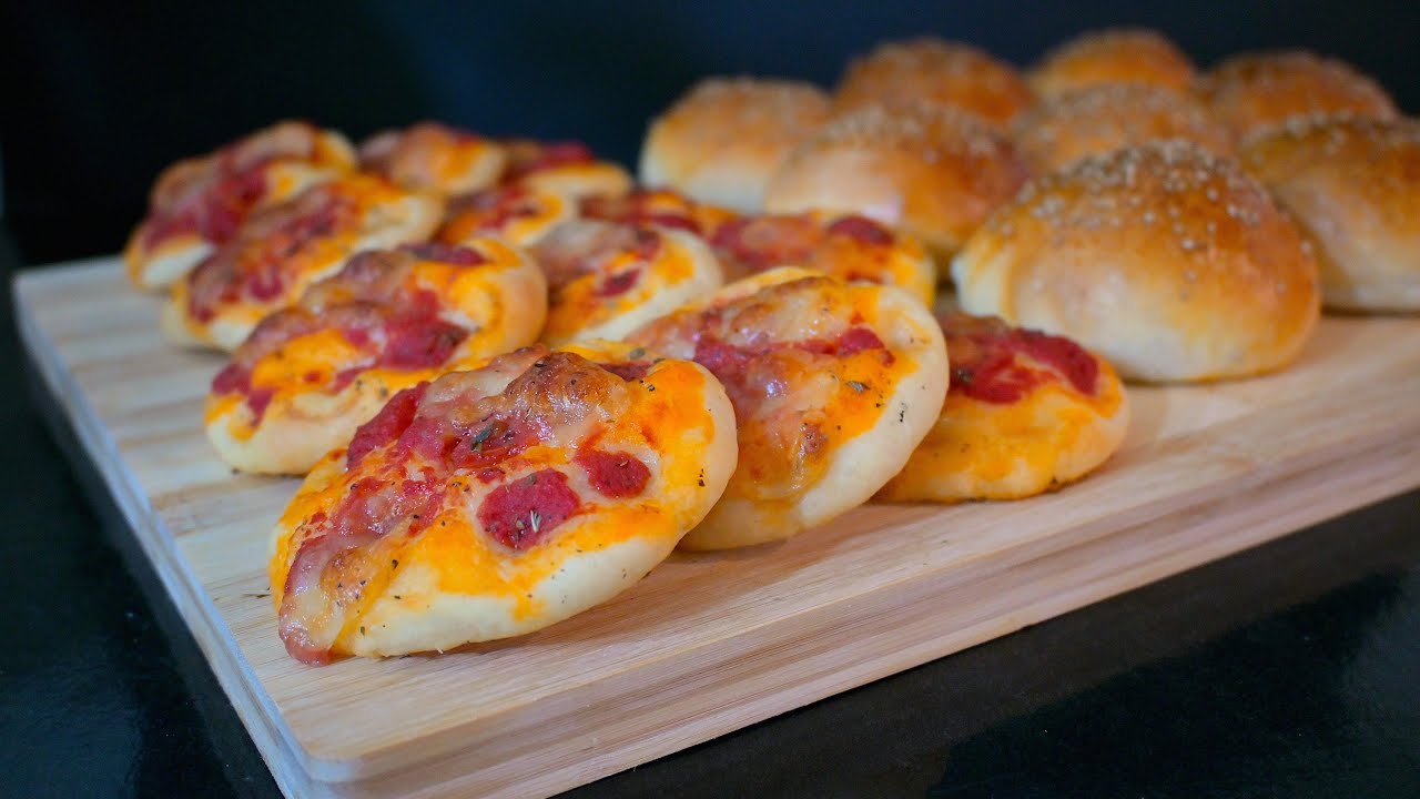 Pizzette e panini da buffet