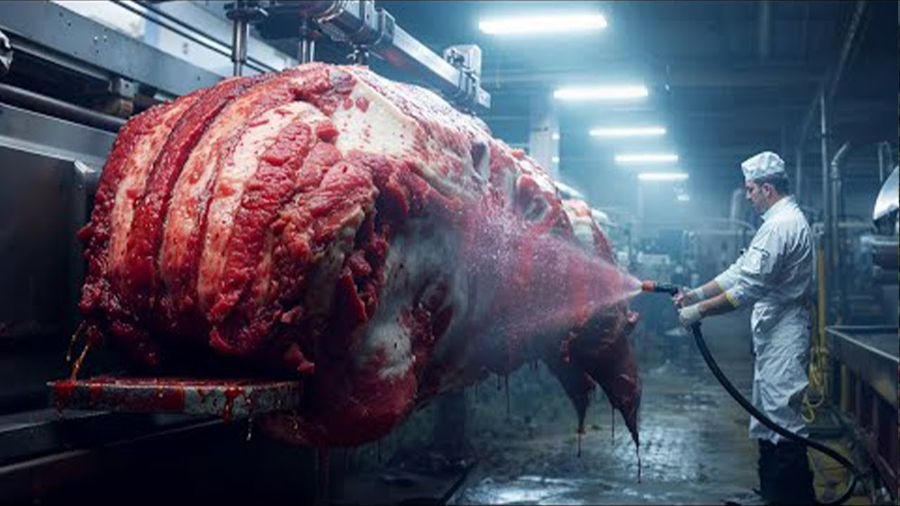 Voici Pourquoi le Bœuf Wagyu est Si Cher -  Usine Moderne de Transformation de la Viande Bovine