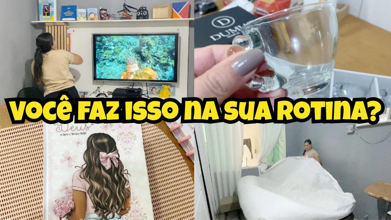 TESTEI UMA ROTINA DIFERENTE POR UM DIA… / CAMA POSTA / DEVOCIONAL  / ROTINA REAL DE DONA DE CASA