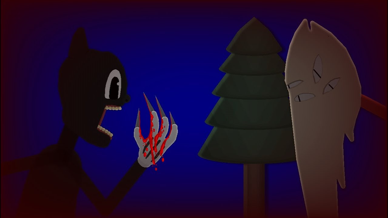 cartoon cat vs god of roadkill - Stick Nodes Animation