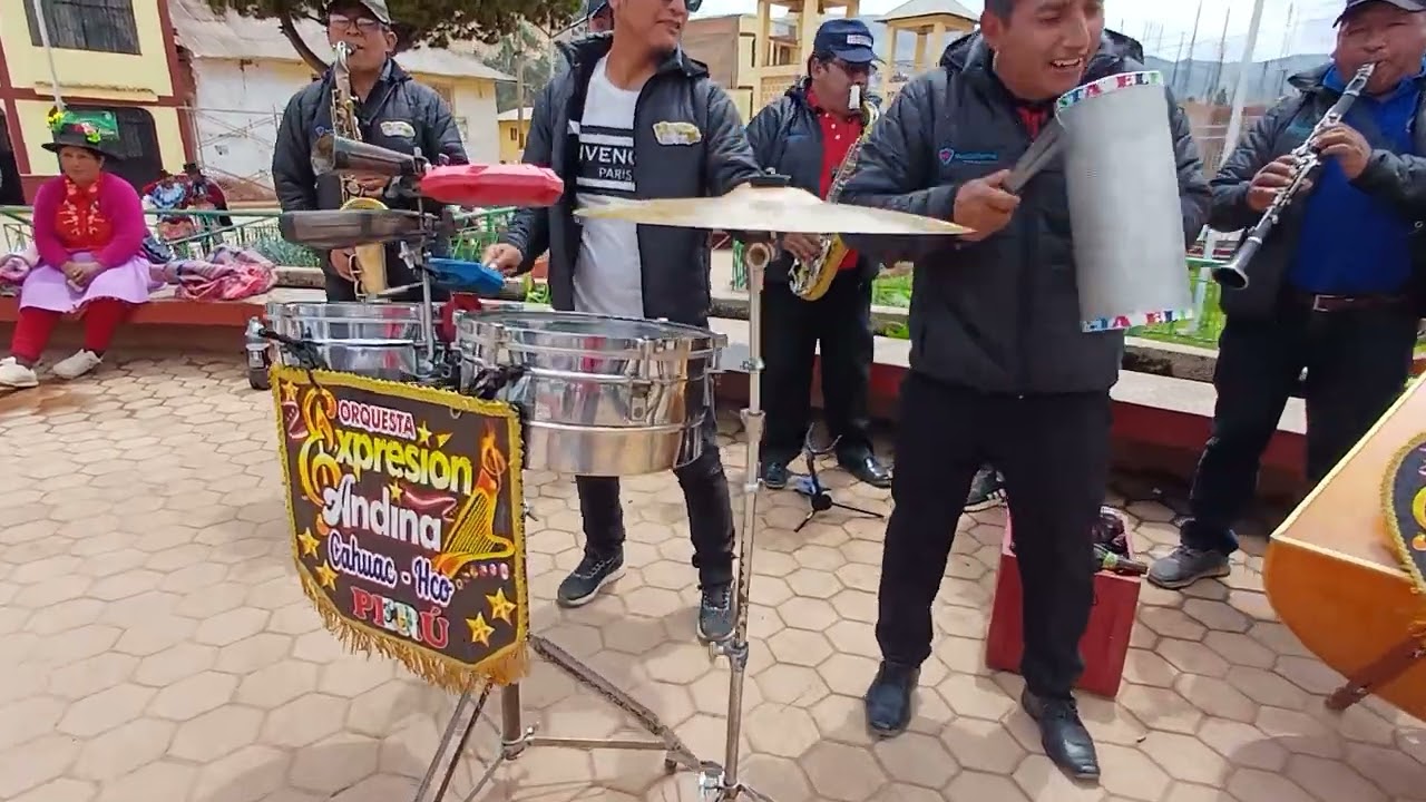 orquesta Expresión Andina de Cáhuac_lirio lirio, Margos plaza y muru gallo contactos al 📱916231115