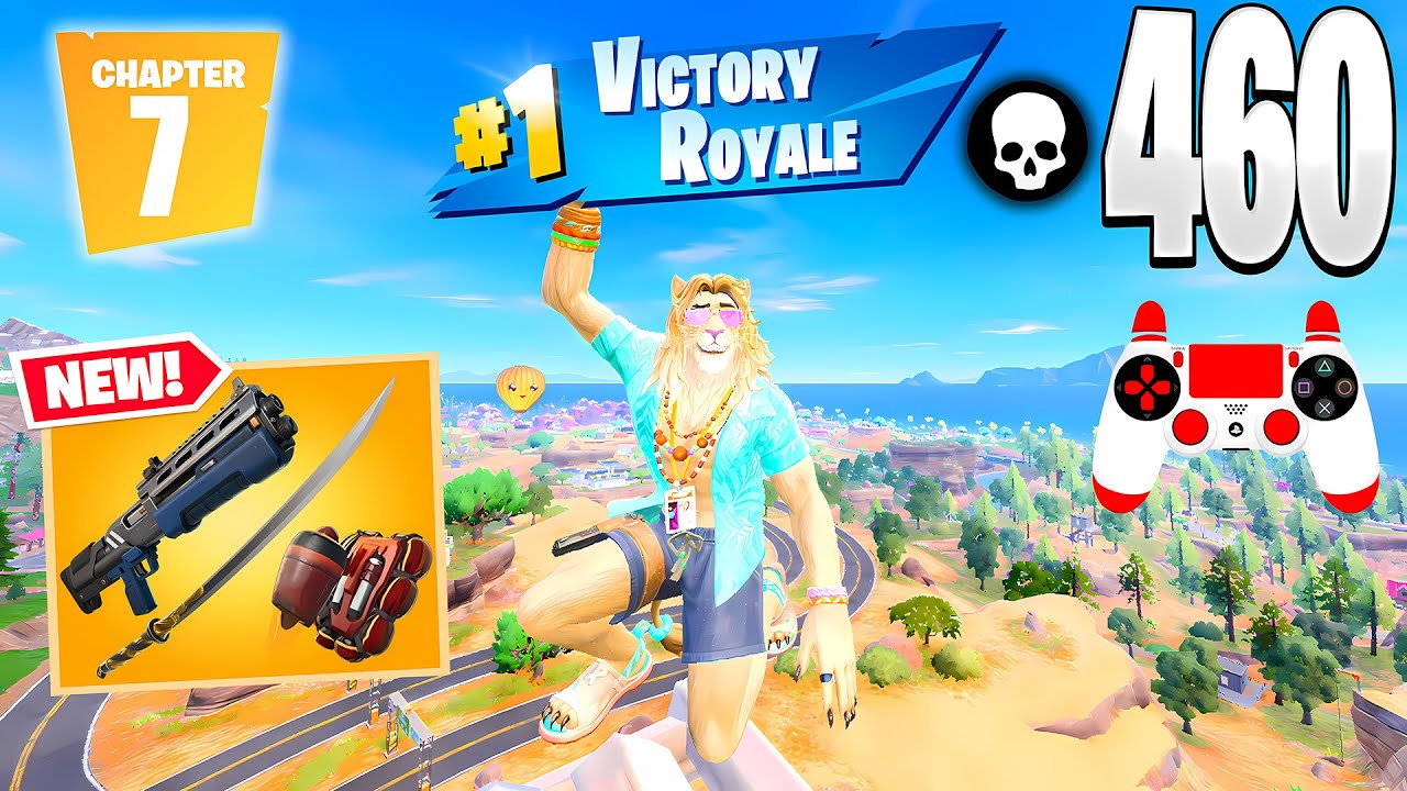 460 Elimination Solo vs Squads | Fortnite Chapter 7 Season 1 New Map Full Gameplay
