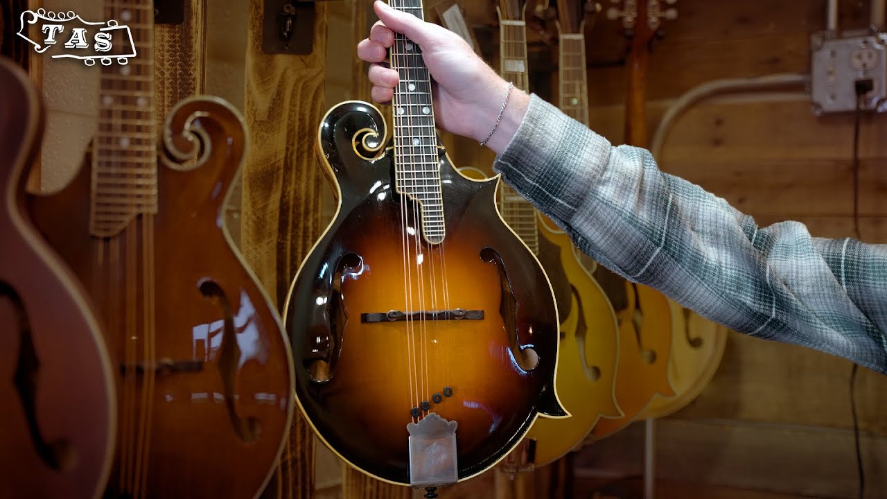 РЕДКИЙ СТИЛЬ БЛЮГРАССА: распаковка личной гитары Билла Монро Gibson F-5 1993 года