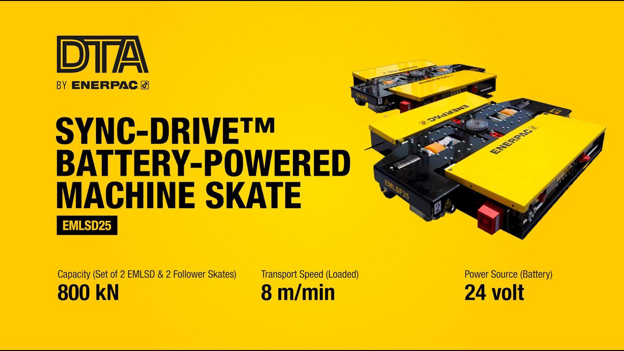 EMLSD-Sync-Drive Battery-Powered Load Skates (Metric) | DTA