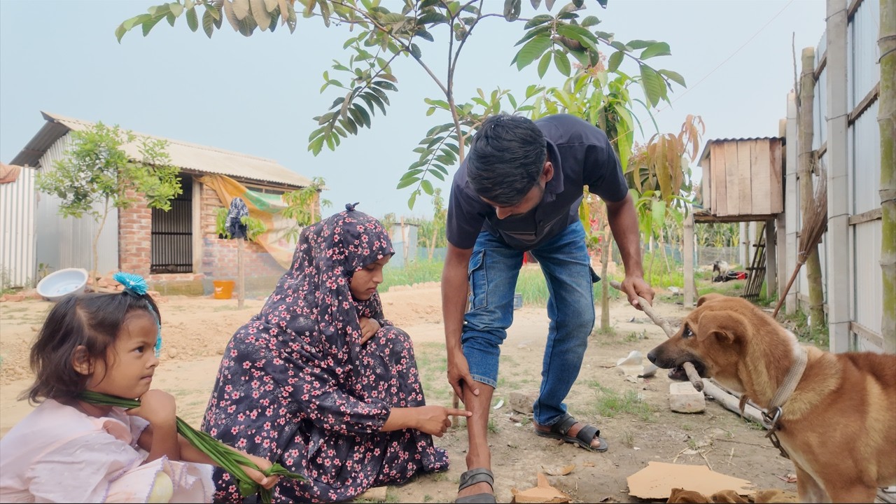 আজকে আমাদের অনেক বড় ক্ষতি হয়ে গেলো । স্যান্ডি কি করলো এটা । village life with jui