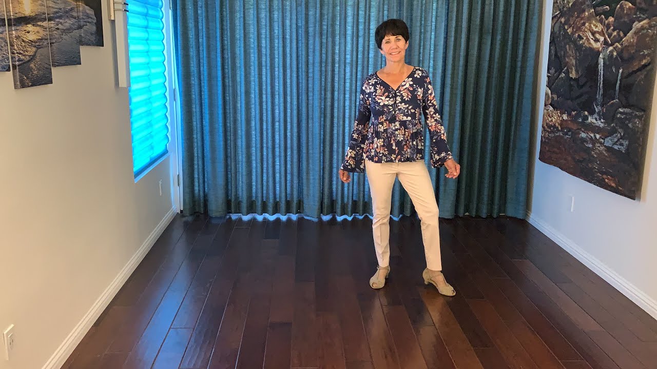 Amor de Rumba line dance demonstration and tutorial by Stephie