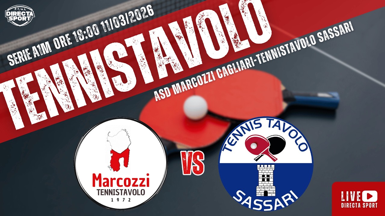 Tennistavolo A1M - Asd Marcozzi Cagliari-Tennistavolo Sassari