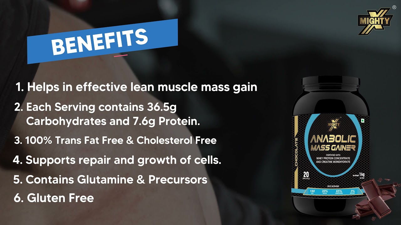 How to use Anabolic Mass Gainer | MightyX Anabolic Mass Gainer Benefits
