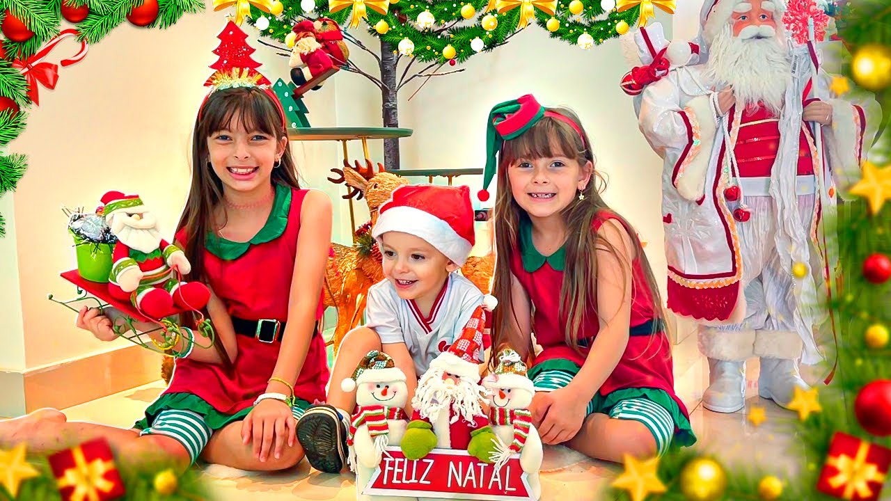 DECORAMOS NOSSA CASA NOVA PARA O NALTA 2022 🎅🏼 🎄 JÉSSICA GODAR, LAURINHA E HELENA E GABRIEL