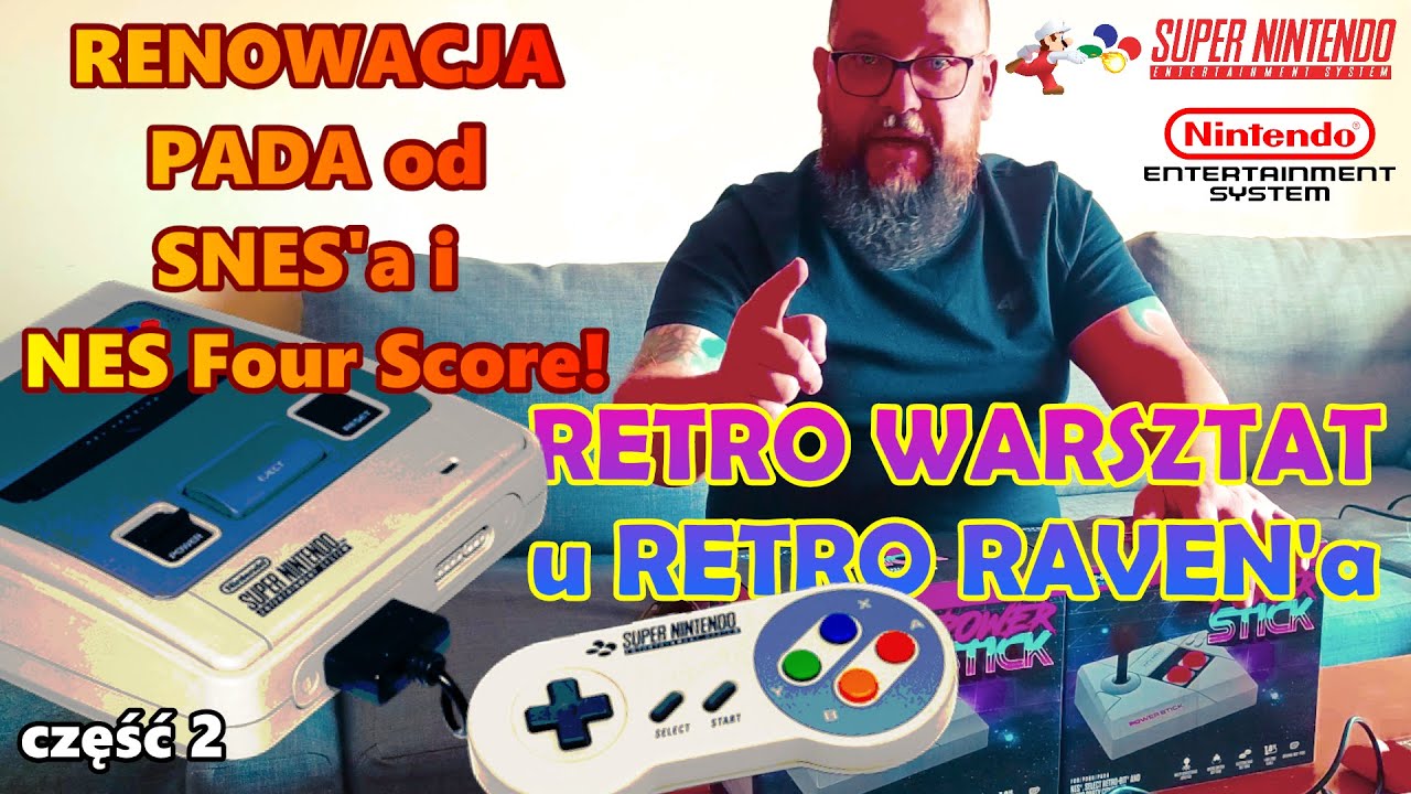 🪛Renowacja pada od SNES'a i NES Four Score. RETRO WARSZTAT u RETRO RAVEN'a - część 2.
