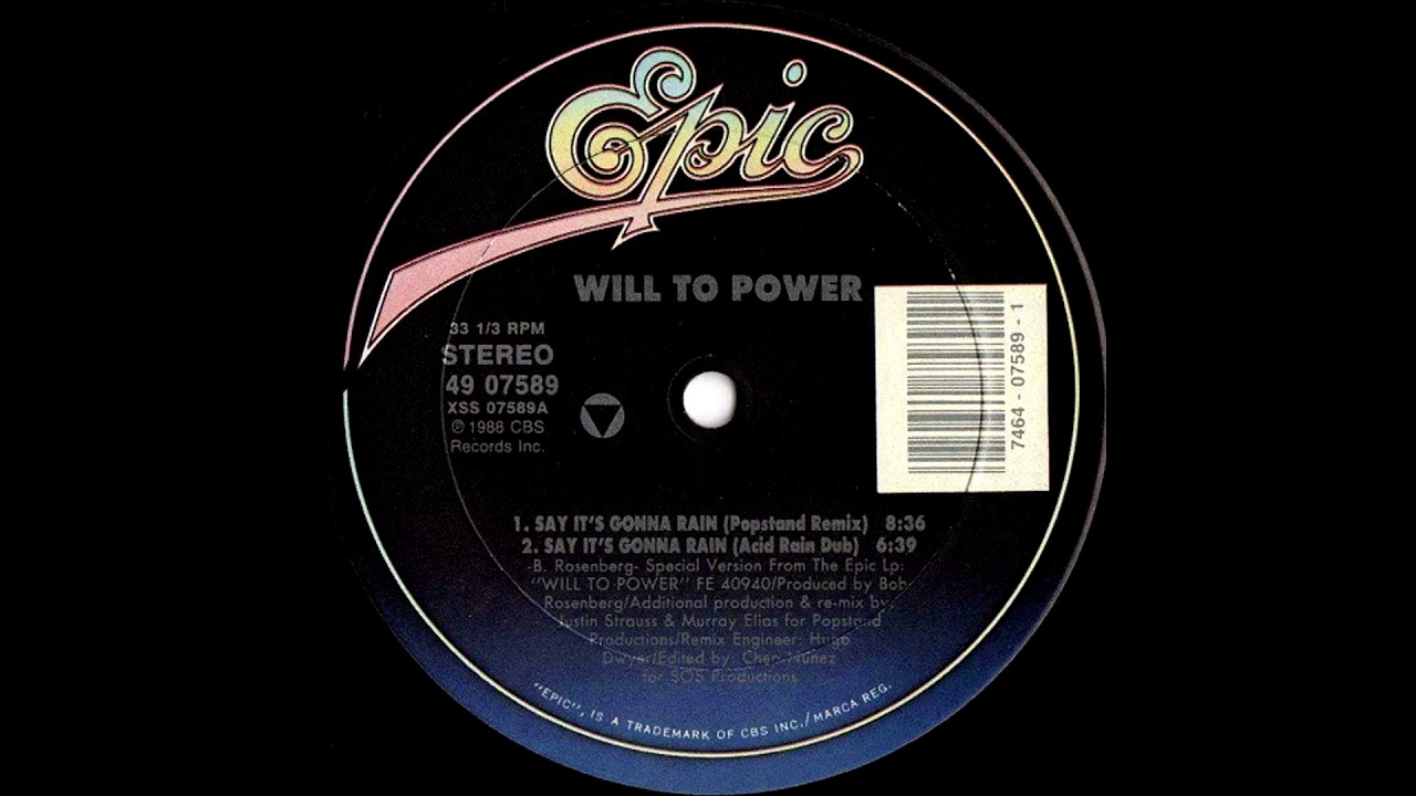 Will To Power - Say It's Gonna Rain (Acid Rain Dub)