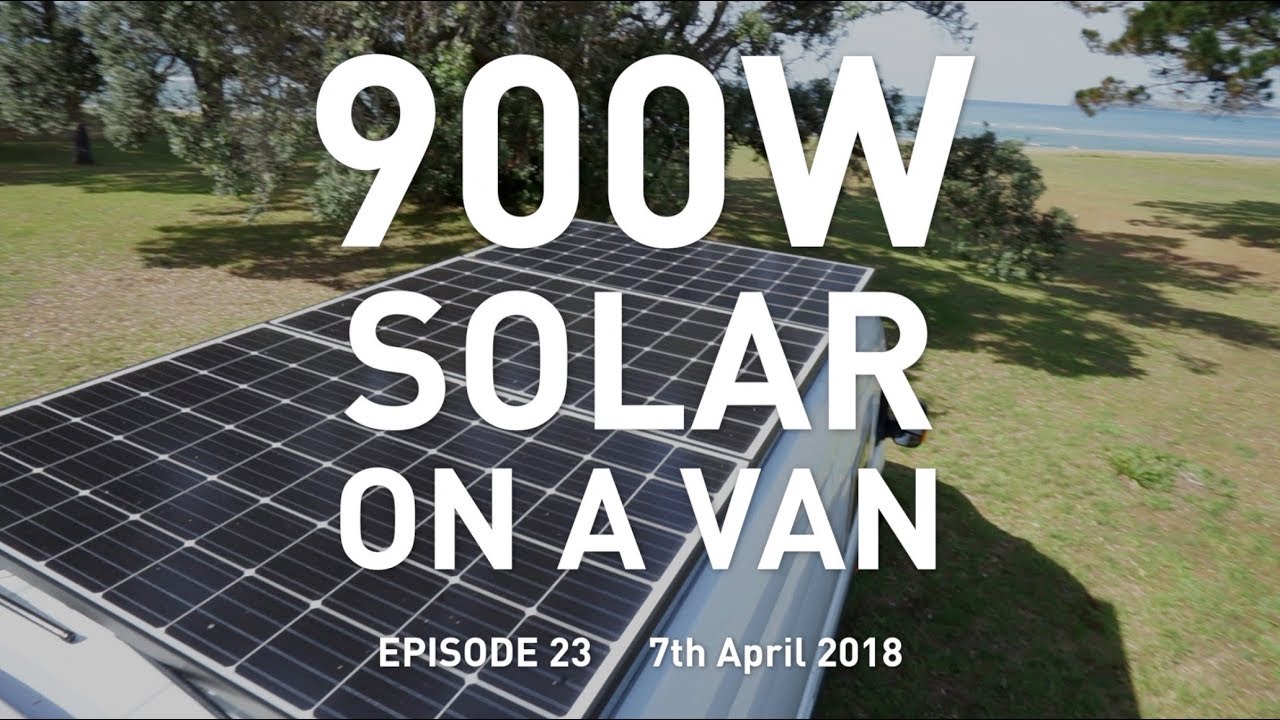 900W Solar Panels on a Van Conversion : Eat Sleep Van 23