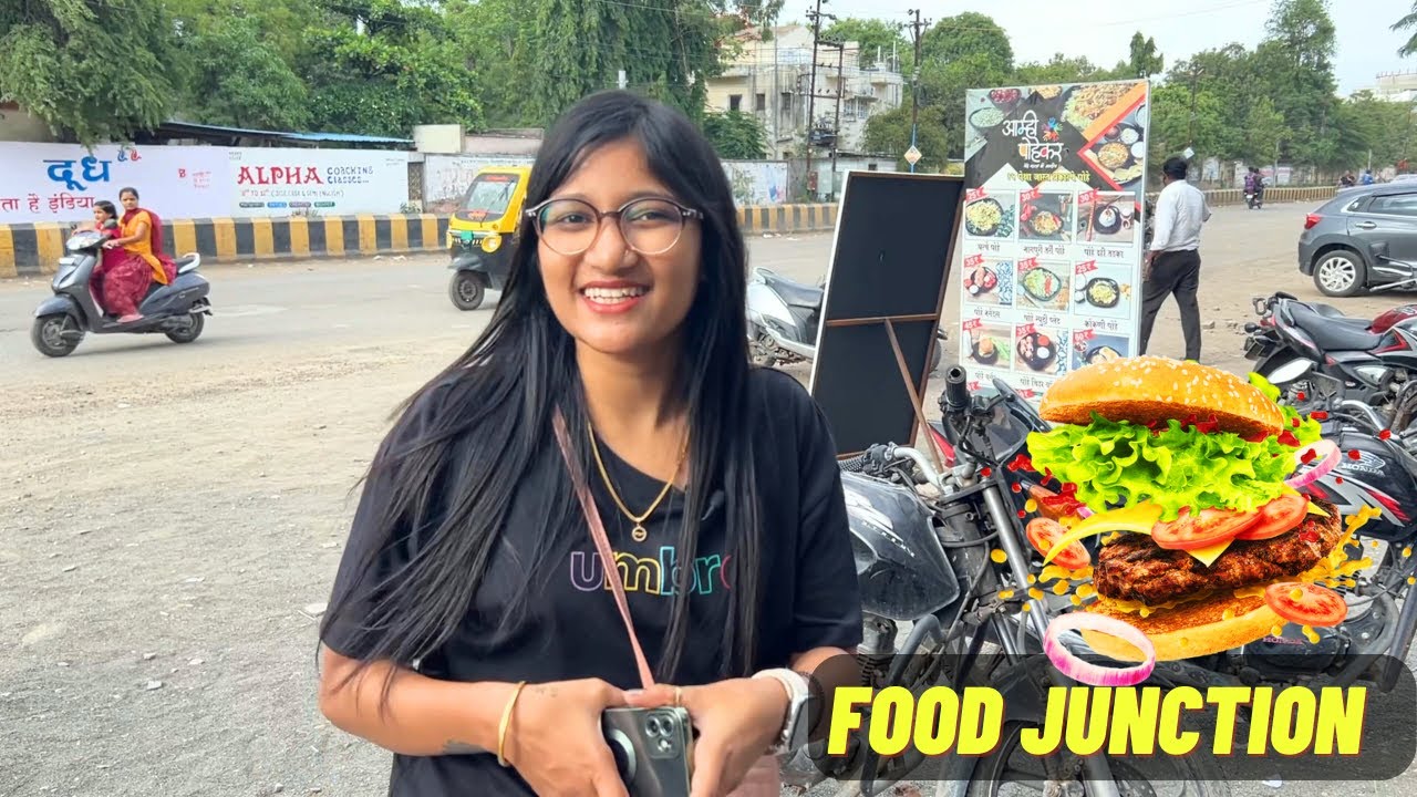 LATUR TUTION AREA FOOD JUNCTION | MARATHI VLOG