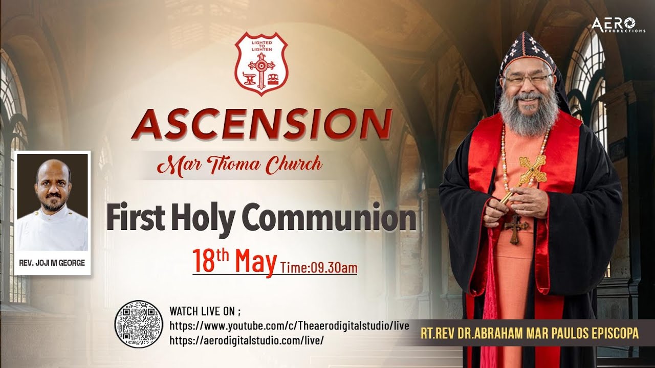 First Holy Communion | Ascension Mar Thoma Church | Live