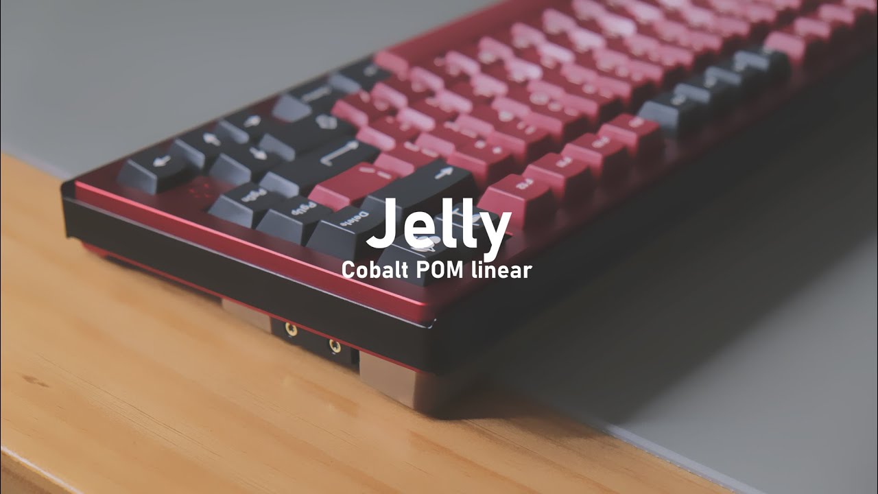 Jelly Epoch 75% with Cobalt POM linear Typing Sounds ASMR