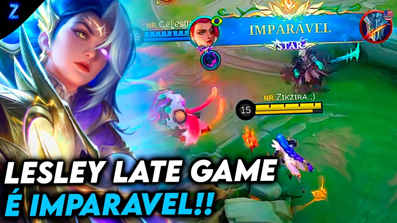 VAI CHOVER LESLEY NA RANKED DEPOIS DO BUFF NELA!! - LESLEY GAMEPLAY | Mobile Legends