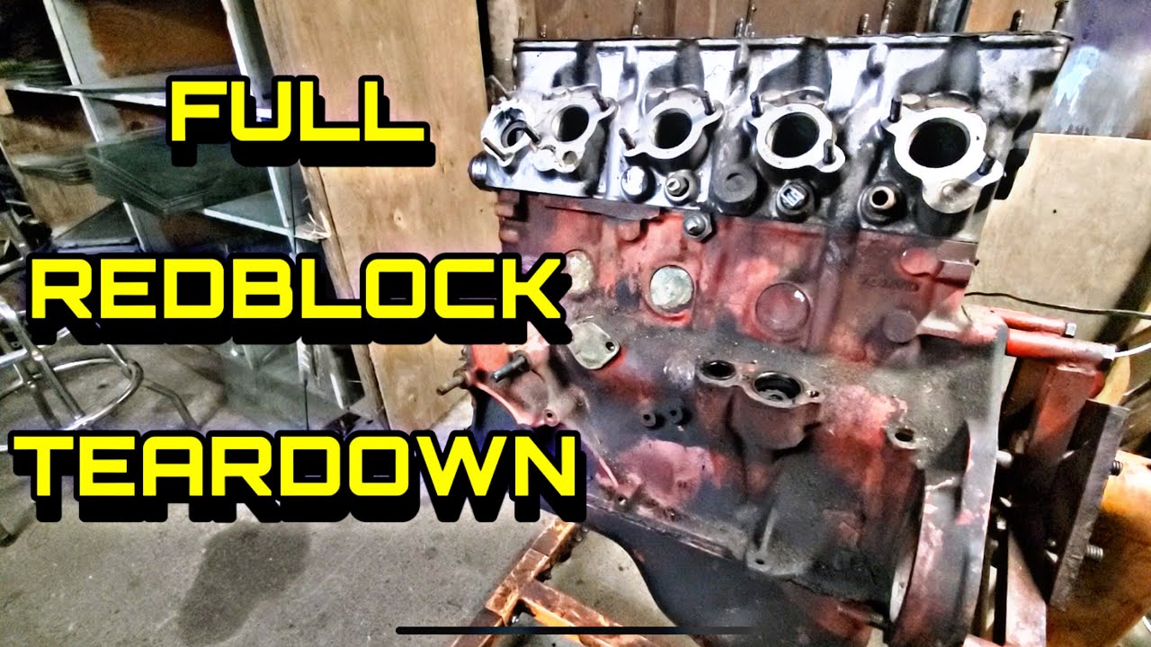 How To Take Apart A Volvo Redblock Engine (FULL TEARDOWN)