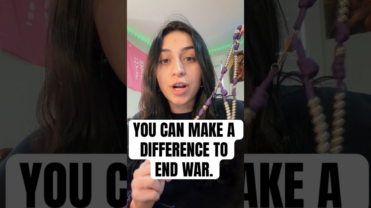 Молитесь по четкам, чтобы положить конец войне. #католицизм #христианство #иисус