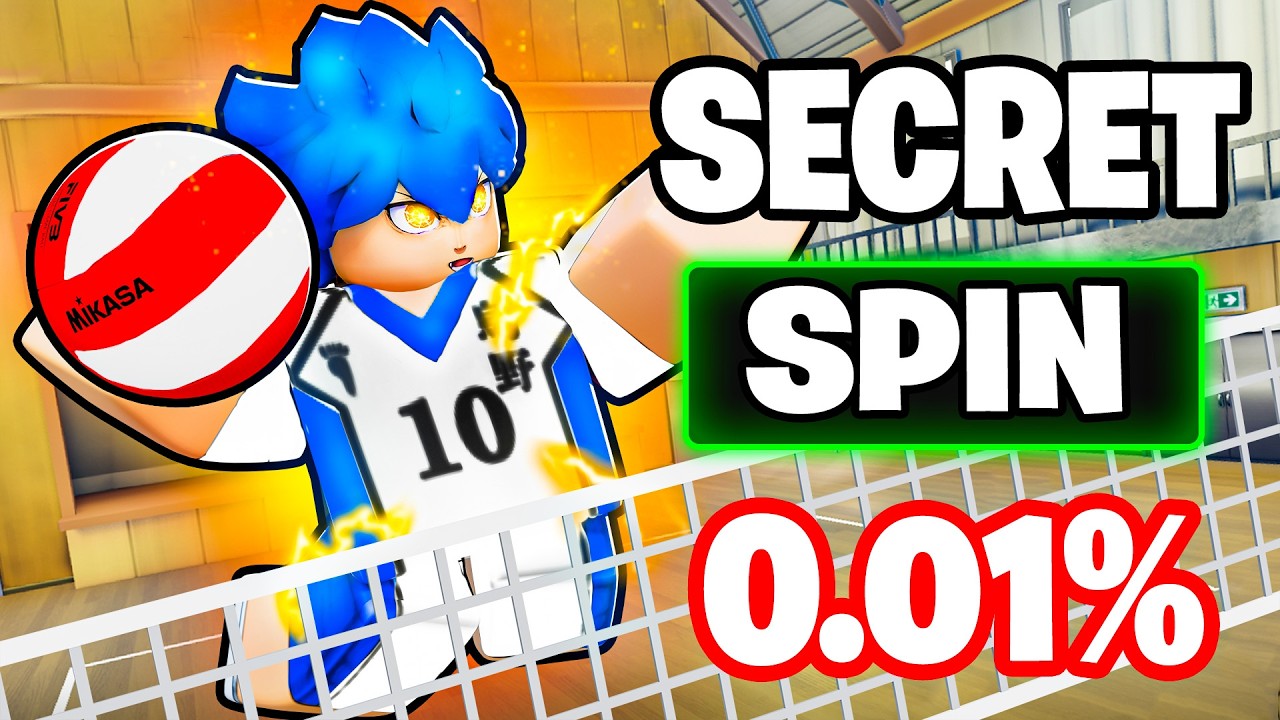 Unlocking 0.0001% SECRET SPIKER in Roblox Haikyuu Legends