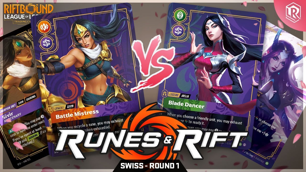 Sivir vs Irelia – Round 1 | Riftbound Spiritforged Weekly Tournament