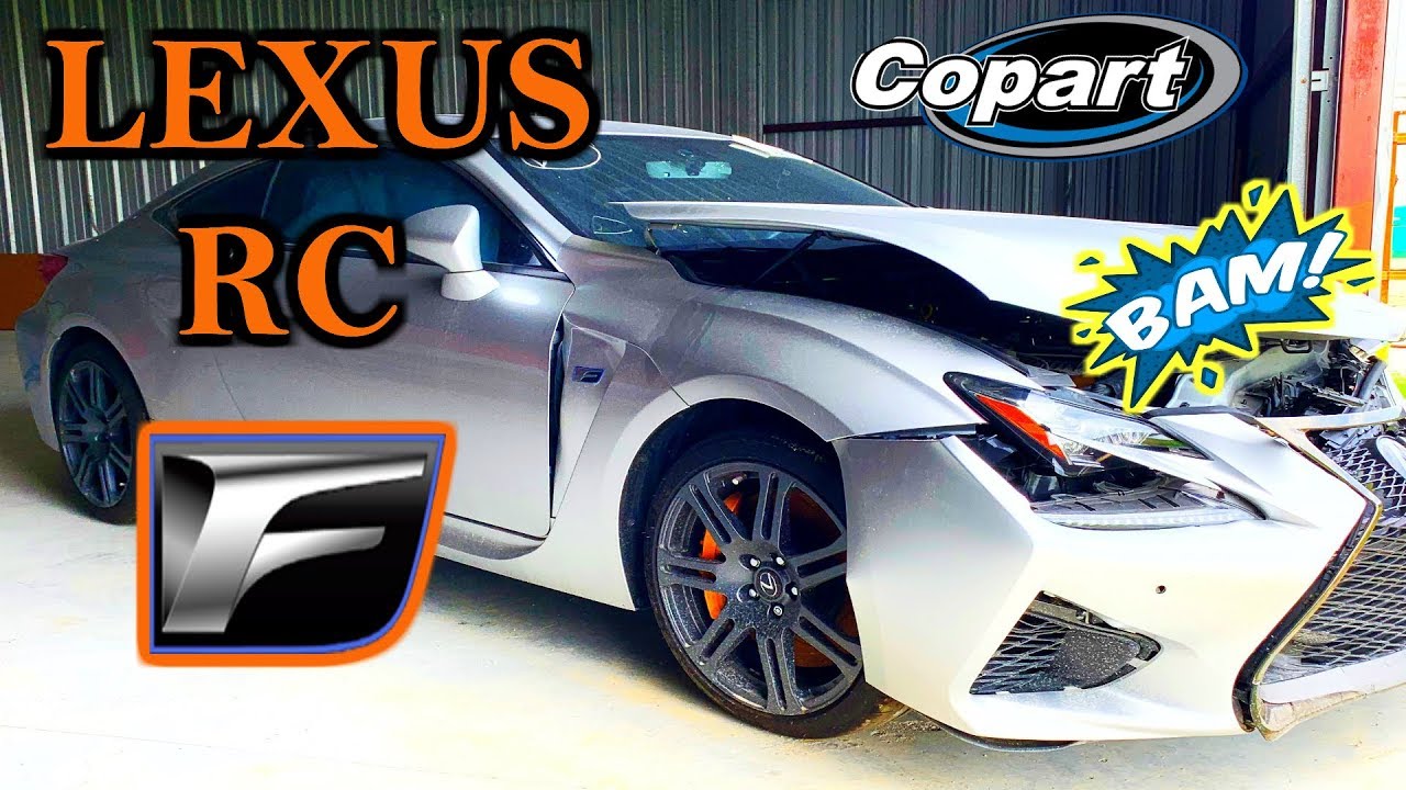 Rebuilding A Wrecked Men In Black Car A Lexus RC-F