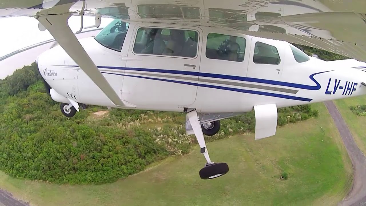 Cessna 210 D LV-IHF - Despegue de Martin Garcia (MGI SAAK)