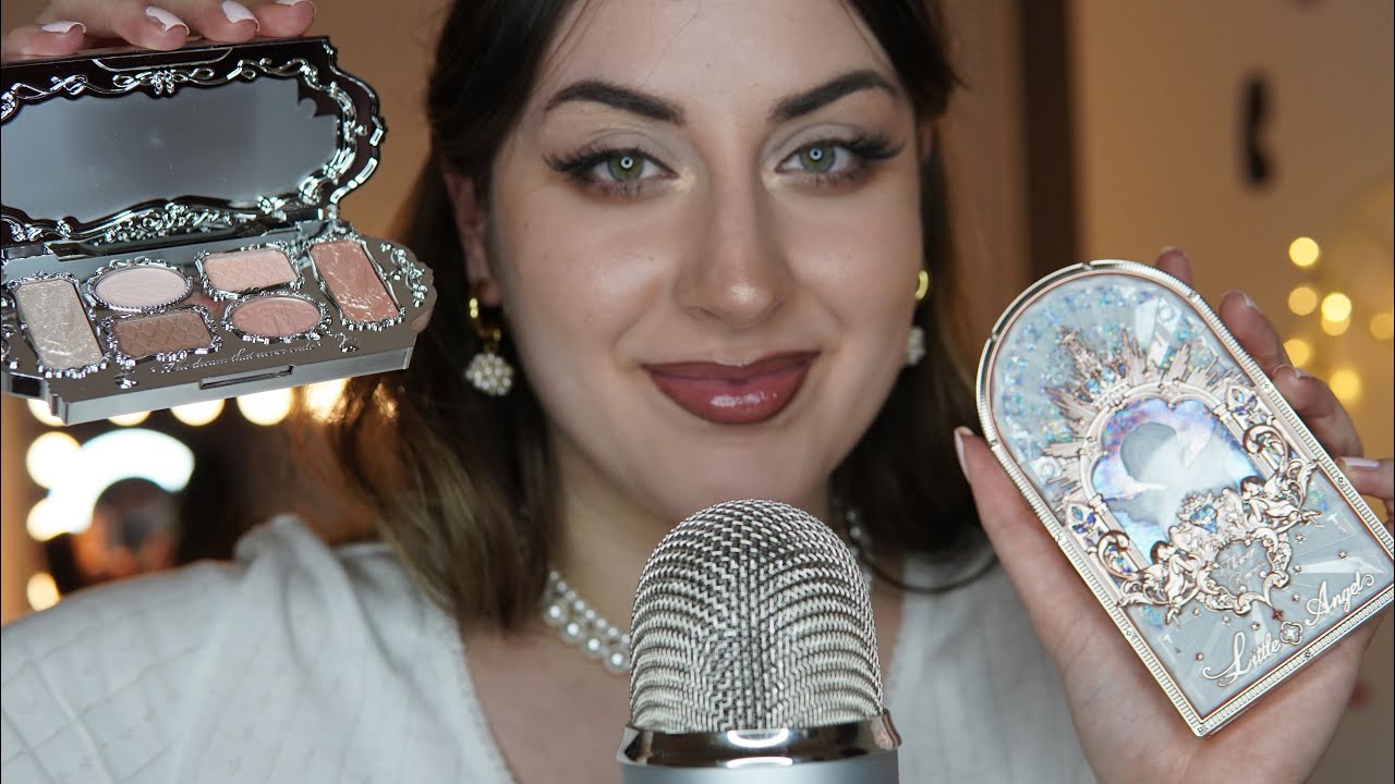 ASMR Deutsch ich zeige euch mein Make Up 💄 Show & Tell, Rambling, Whispering, Make up Sounds