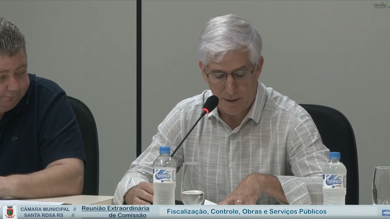 Reunião Extraordinária - Fiscalização, Controle, Obras e Serviços Públicos