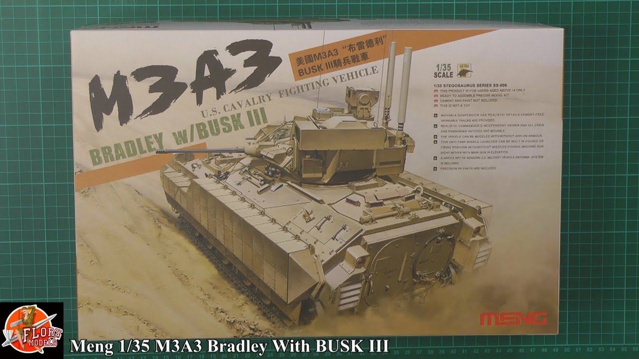 Meng 1/35th M3A3 Bradley Kit review
