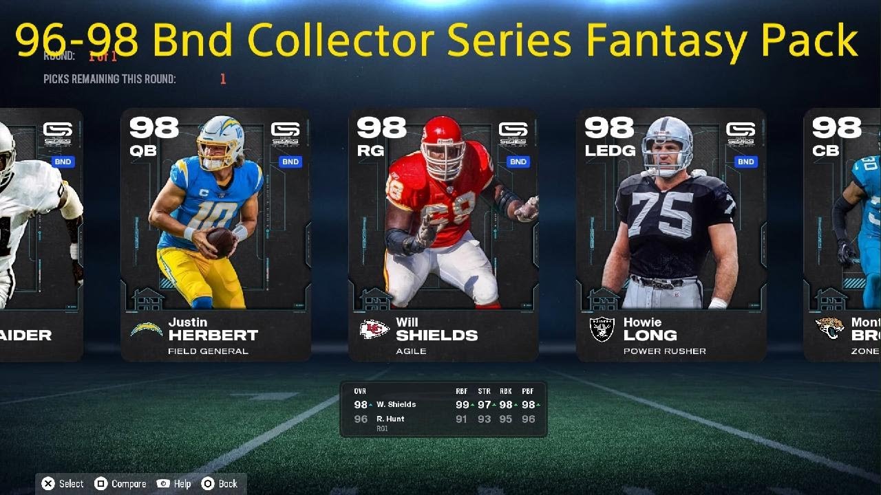 Mut 26 96-98 Bnd Collector Series Fantasy Pack #madden26 #mut26 #gaming 