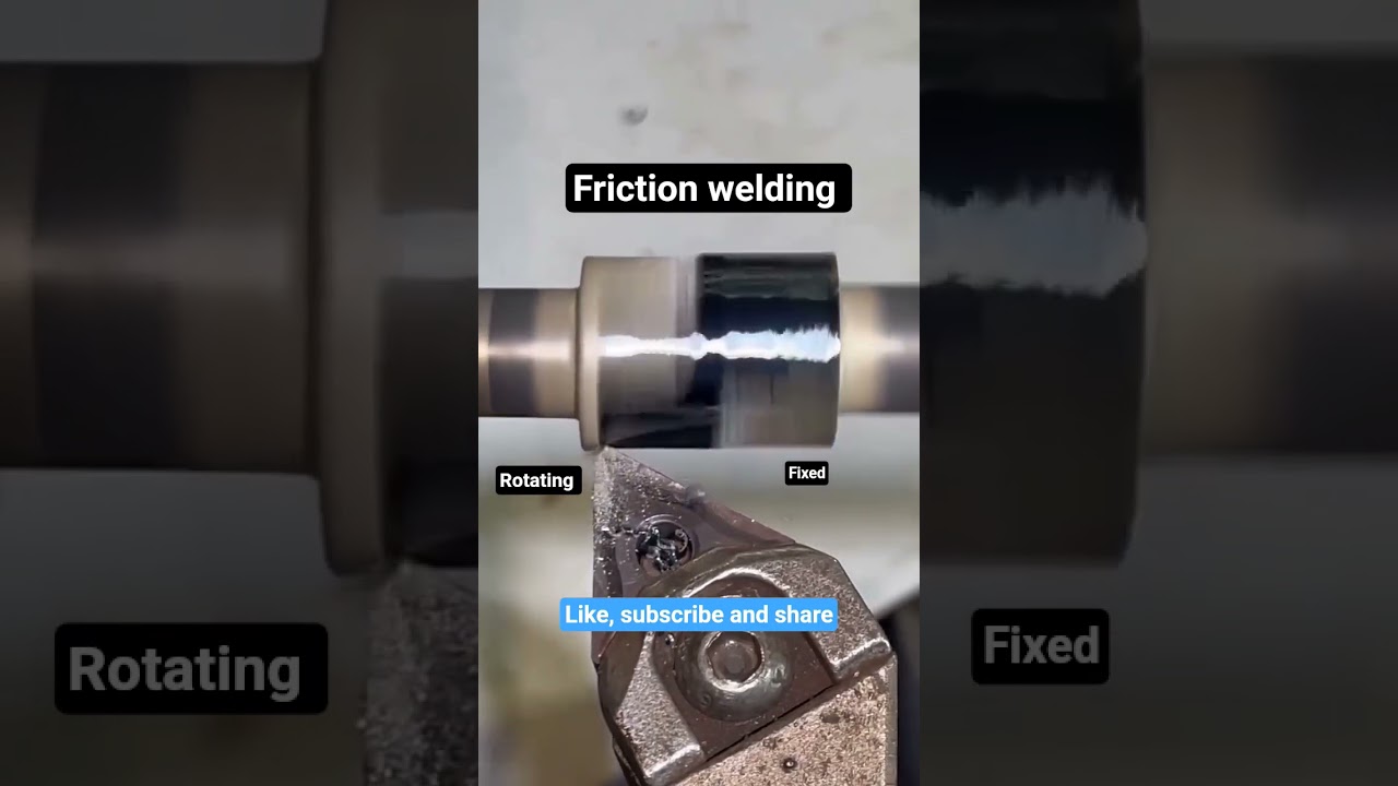 Friction welding #welding #mechanicalengineering #trending #engineering