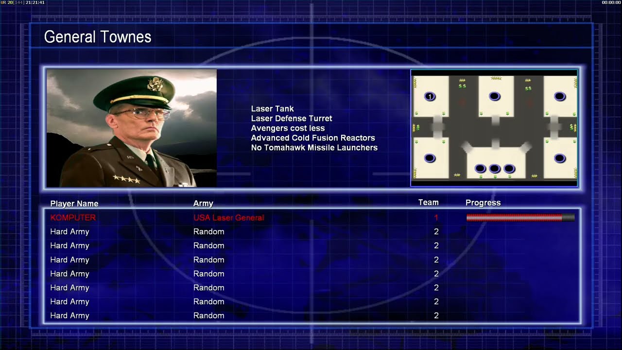USA LASER - SUBSCRIBE!!! @WaarDay  1v7 HARD GAMEPLAY!!! Command & Conquer Generals Zero Hour.
