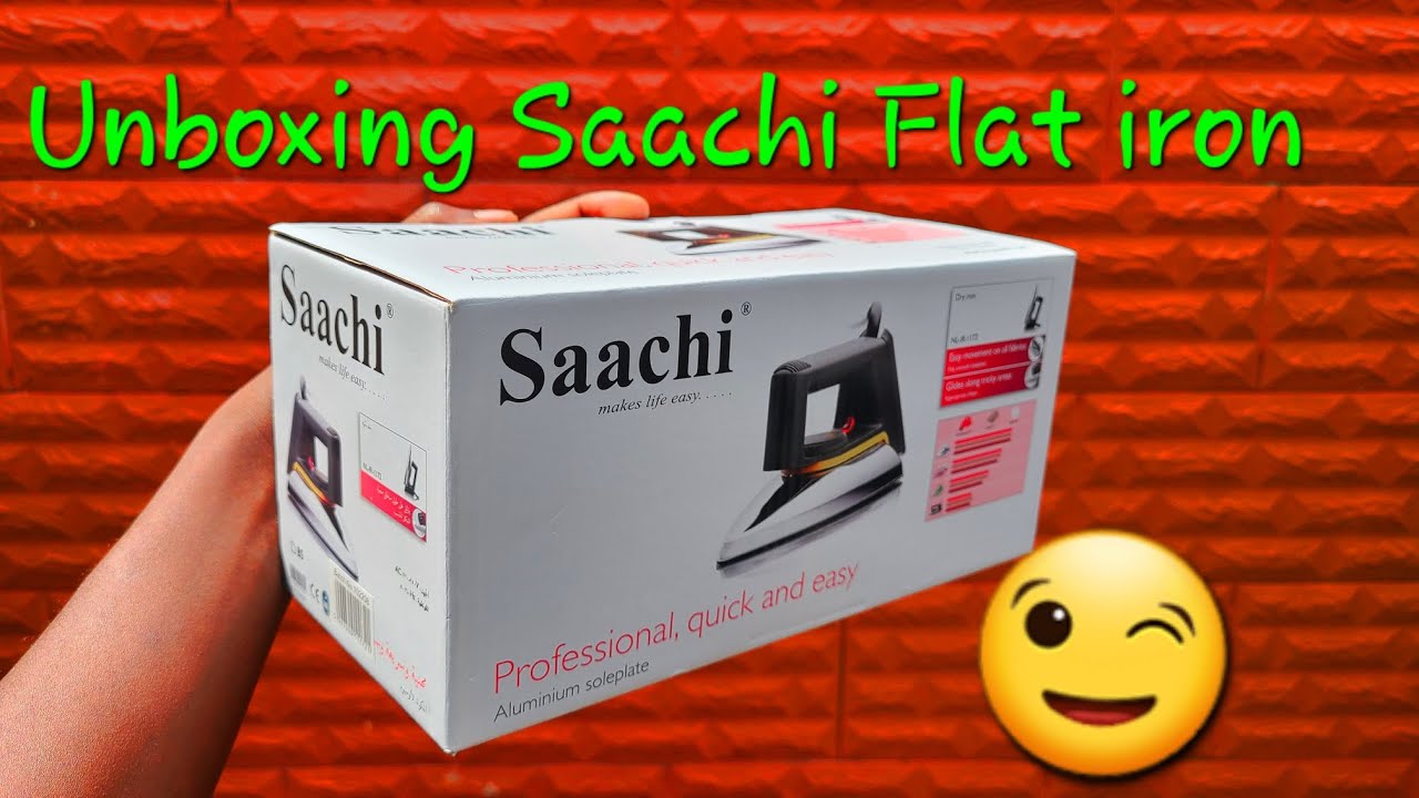 Unboxing Saachi Flat iron