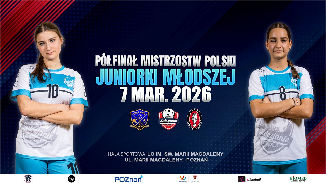P&oacute;łfinał Ligi Juniorek Młodszych (WU16) - Poznań 07.03.2026